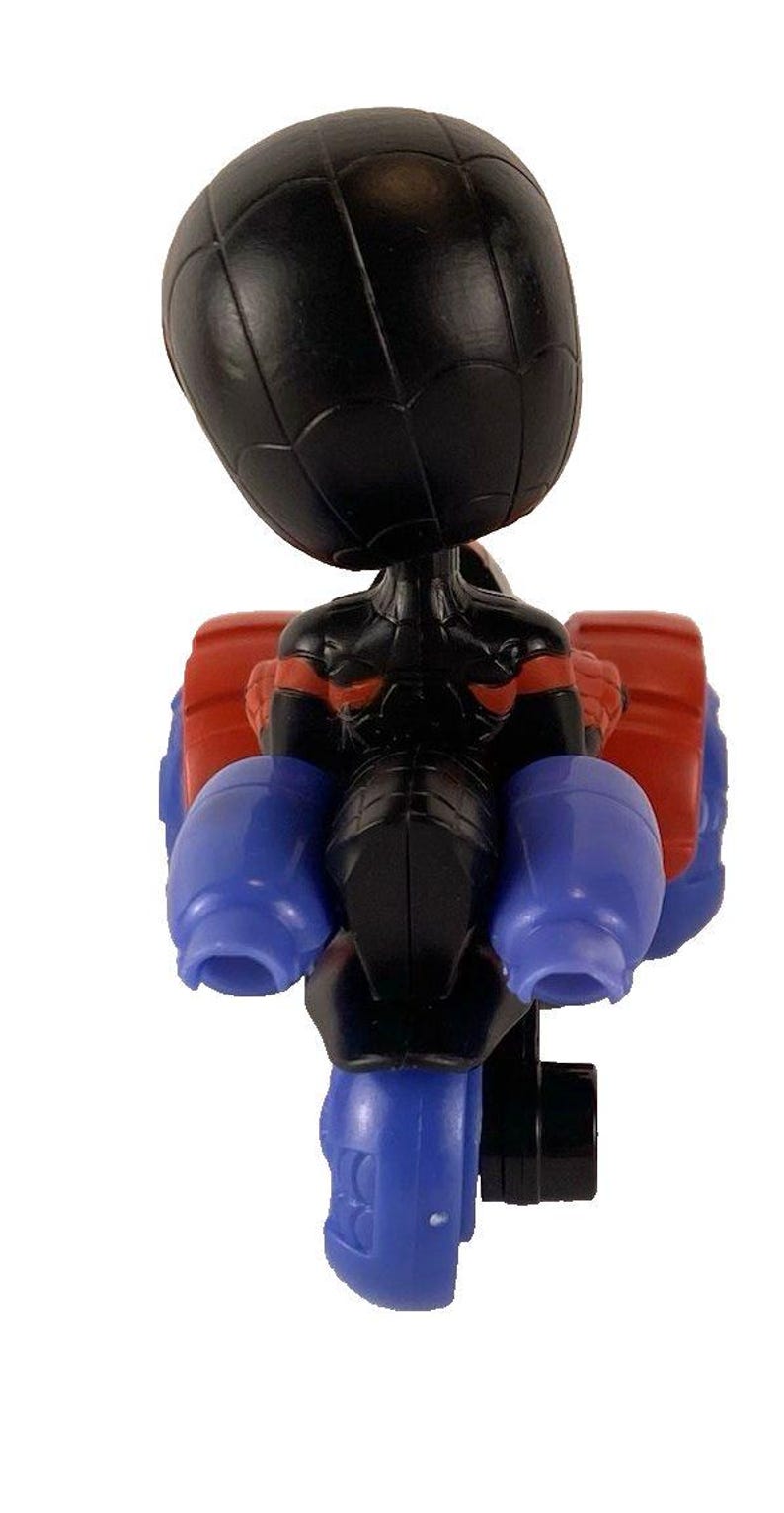 Spidey & His Friends Motorcycle w/Miles Morales 4" Action Figure image 3