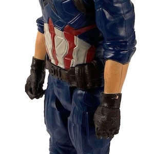 Hasbro Bearded Captain America 12" Action Figure Marvel Avengers Infinity War image 2