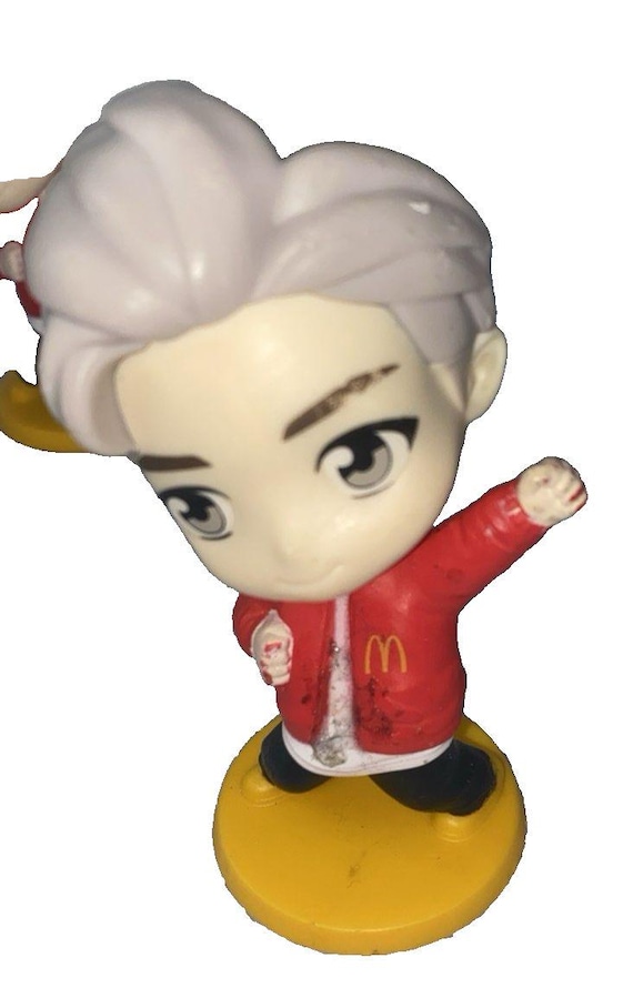 TINY TAN Mcdonalds Happy Meal Toys BTS Throwback Jung Kook Rm #1