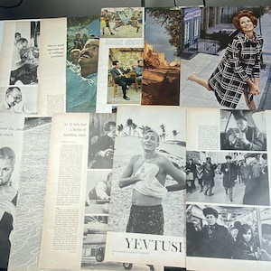 Ephemera 21+ Cut Out Pages, photos d'articles du magazine Life, 17 février 1967