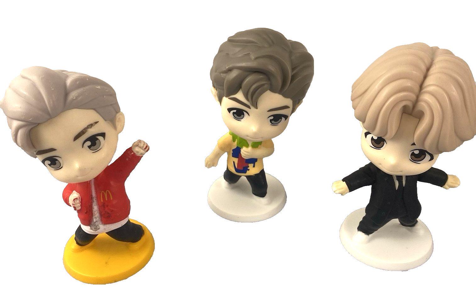 TINY TAN Mcdonalds Happy Meal Toys BTS Throwback Jung Kook Rm #1