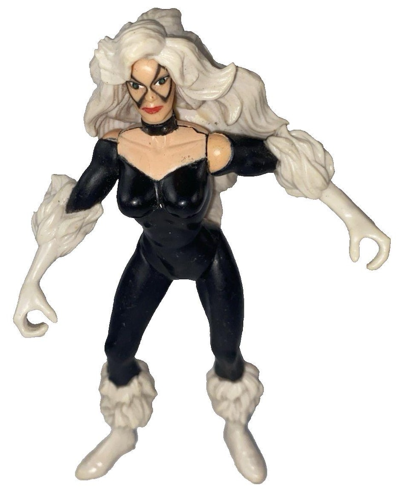 Toy Biz Black Cat 5" Action Figure Loose Marvel Spider-Man Vintage 1996 画像 1