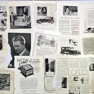 Ephemera Illustrations pictures articles National Geographic Magazine 1920-30&#39;s