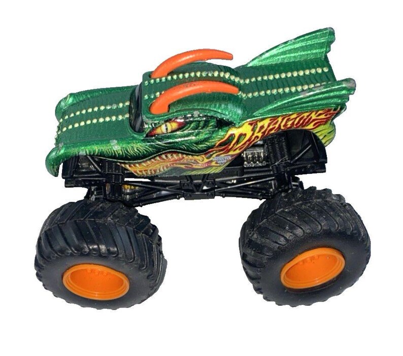 Hot Wheels Monster Jam Trucks Lot of 4 Diecast 4" Bild 4