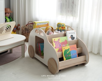 Taxi Car Bookshelf CNC Cutting File – Kids Furniture (Digital Download)