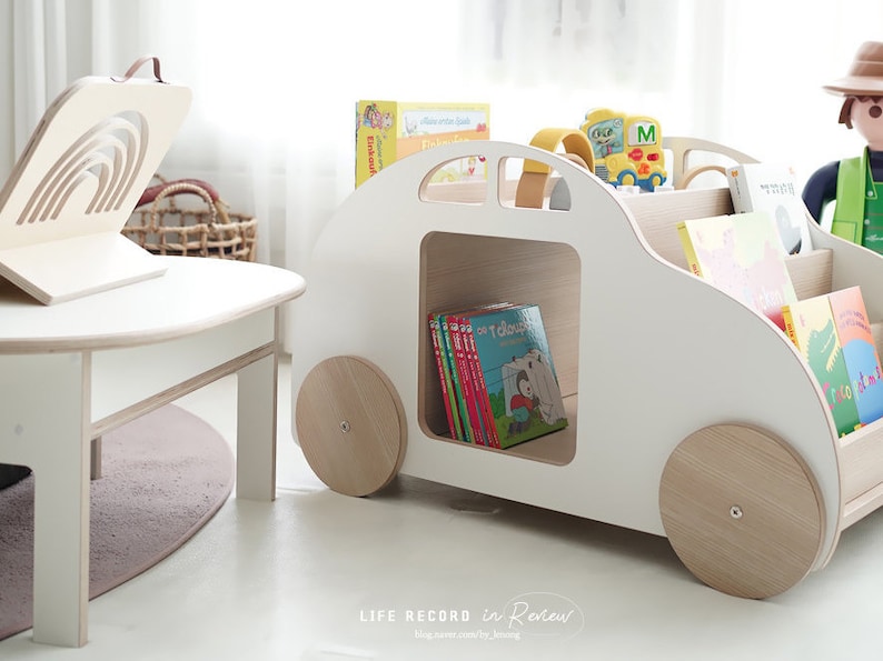 Taxi Car Bookshelf CNC Cutting File – Kids Furniture (Digital Download) image 7