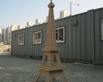 Eiffel Tower "1.8M HIGH" CNC Cutting File, Laser Cut Decoration (Digital Download)
