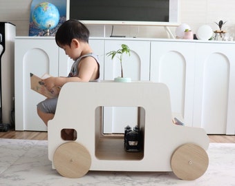 kids furniture cnc cutting digital Download file - car(SUV STYLE) bookshelves eps,cdr,ai