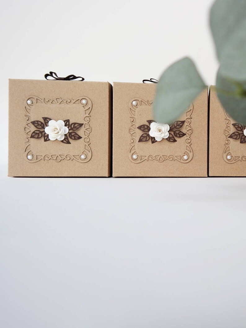 Kraft Wedding Invitation Wedding Exploding Box Invitation Etsy