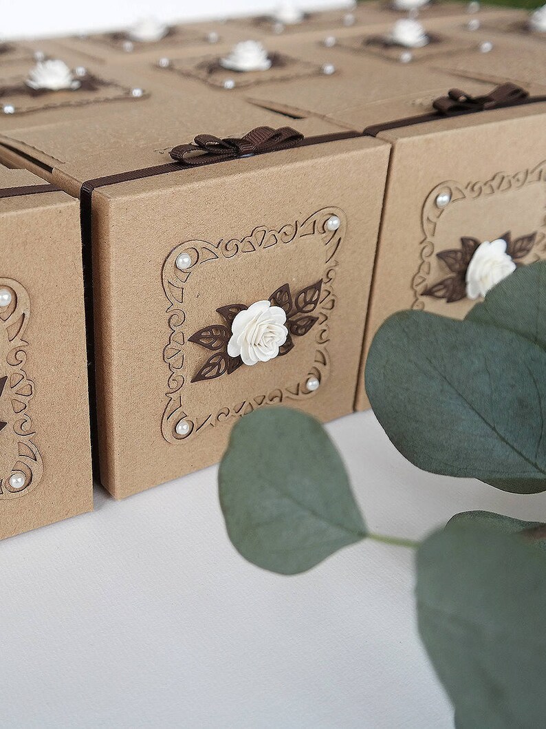 Kraft Wedding Invitation Wedding Exploding Box Invitation Etsy