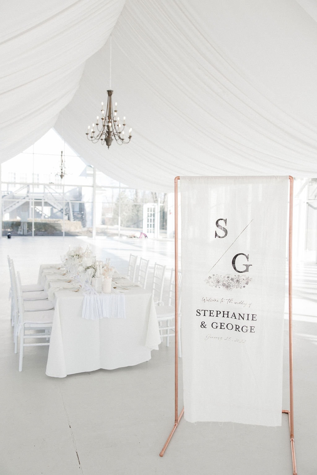 Personalized Fabric Wedding Welcome Sign: Cotton Linen Reception Decor ...