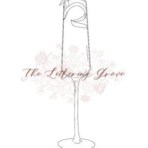 French 75 Line Drawing Digital Download, Wedding Signature Cocktail Drawing, DIY Bar Sign, Wedding Reception Bar Sign, Cocktail Illustration