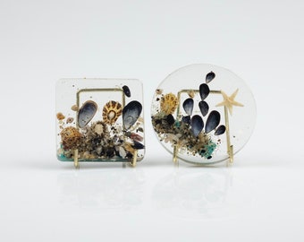 Underwater resin ornament.