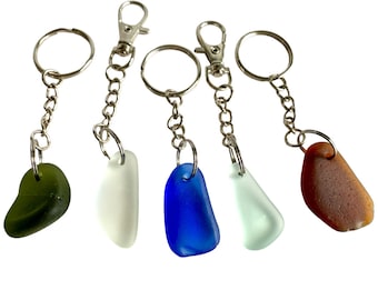 Sea glass keyring, Shetland islands