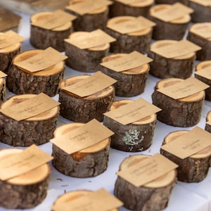 Thick Cherry Wood Slices Wedding 3&quot;