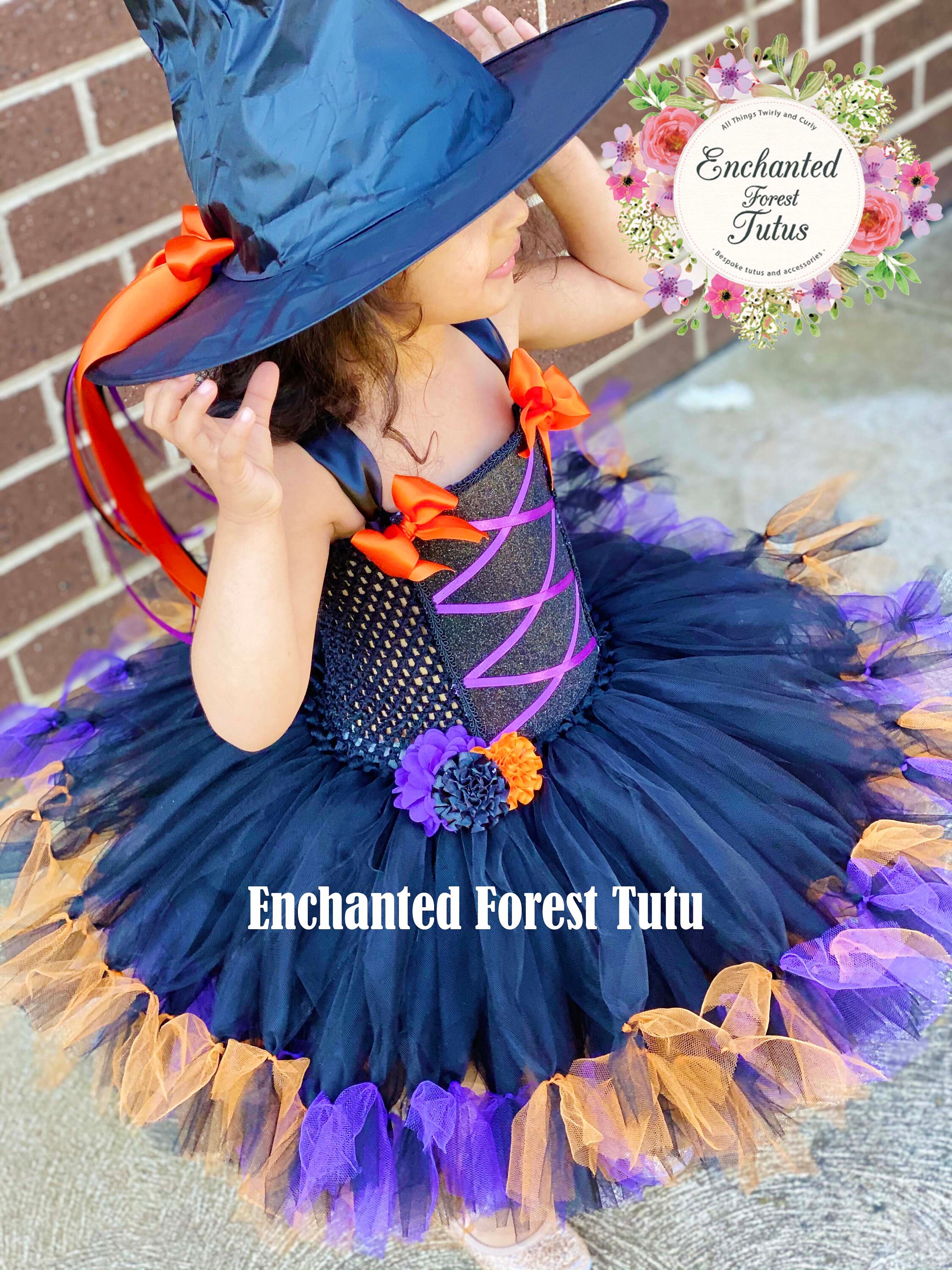 Deluxe Witch Costume Witch Tutu Halloween Costume Witch Etsy