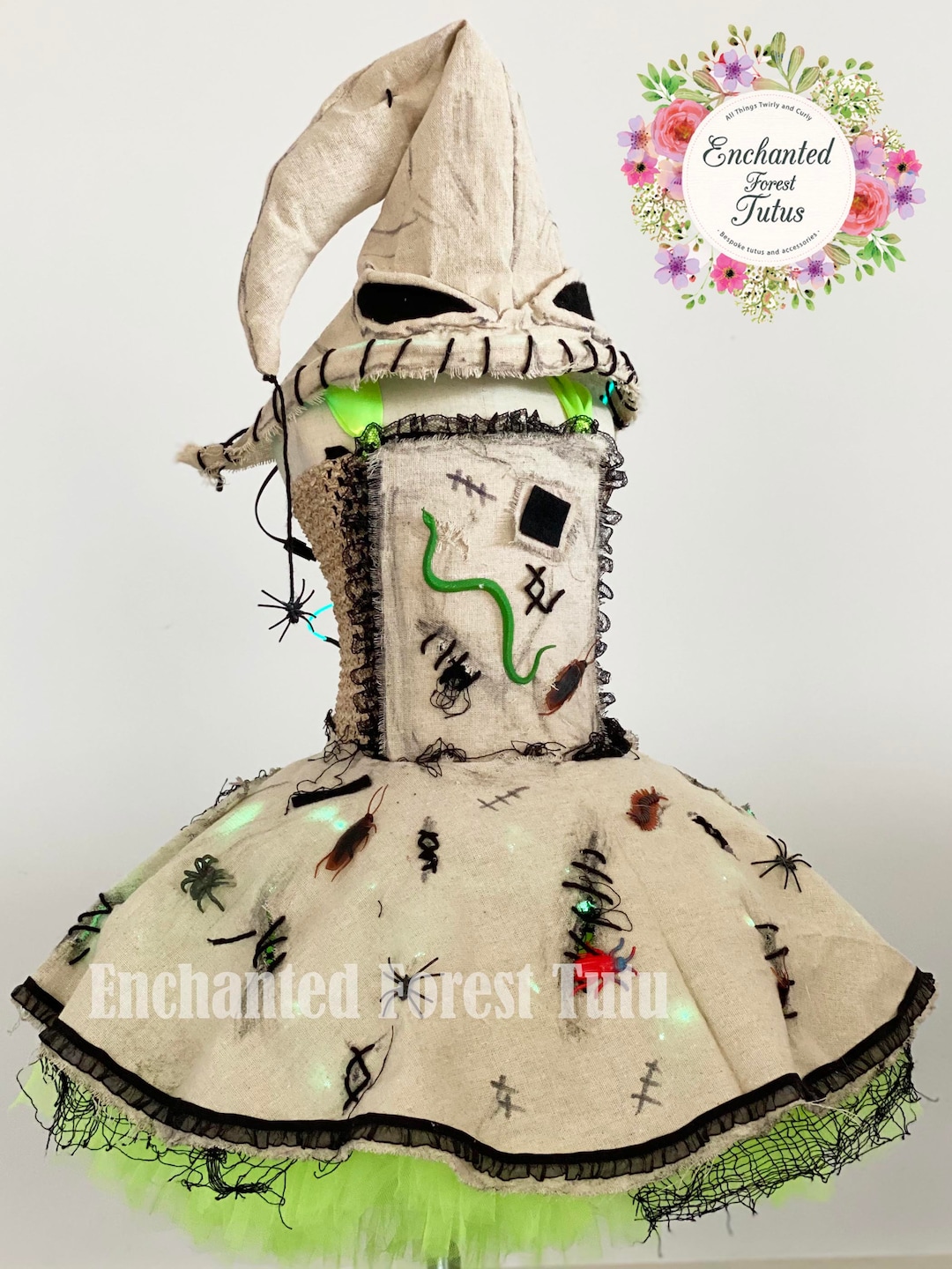 Oogie Boogie Tutu, Overlay Tutu Dress, Birthday Tutu, Princess Tutu