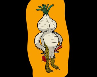 Onion Knight Digital Print