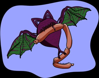 Vampire Beet Digital Print