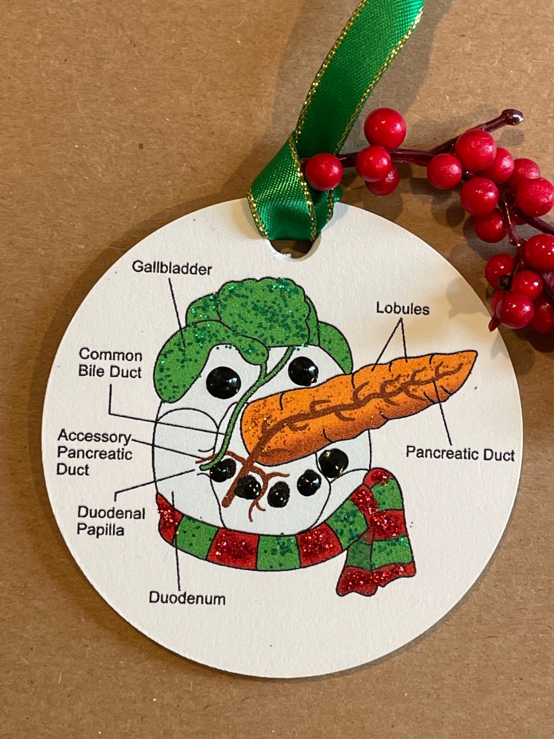 Anatomically Correct Pancreas Ornament: Gastroenterologist Gift - Etsy