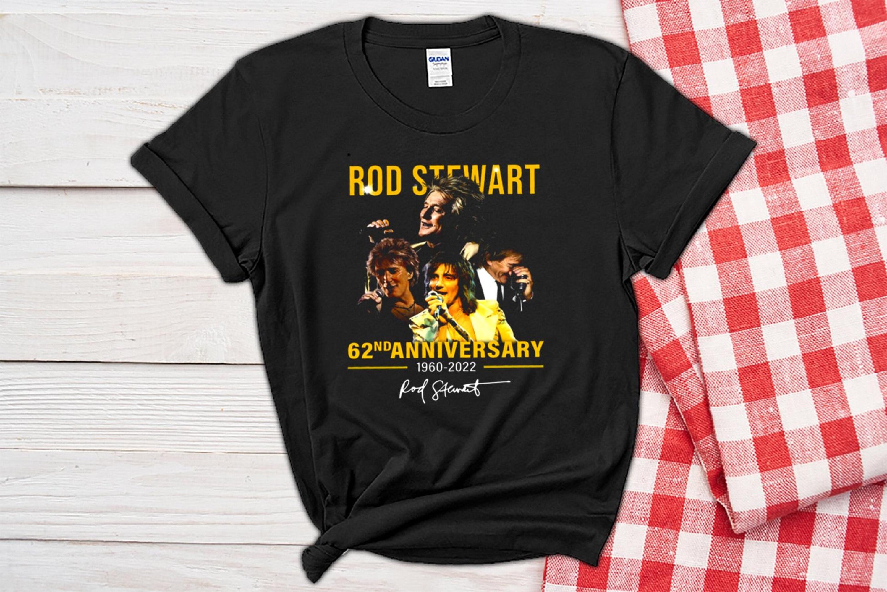 Discover Anniversary Rod Stewart 62. Jahrestag T-shirt