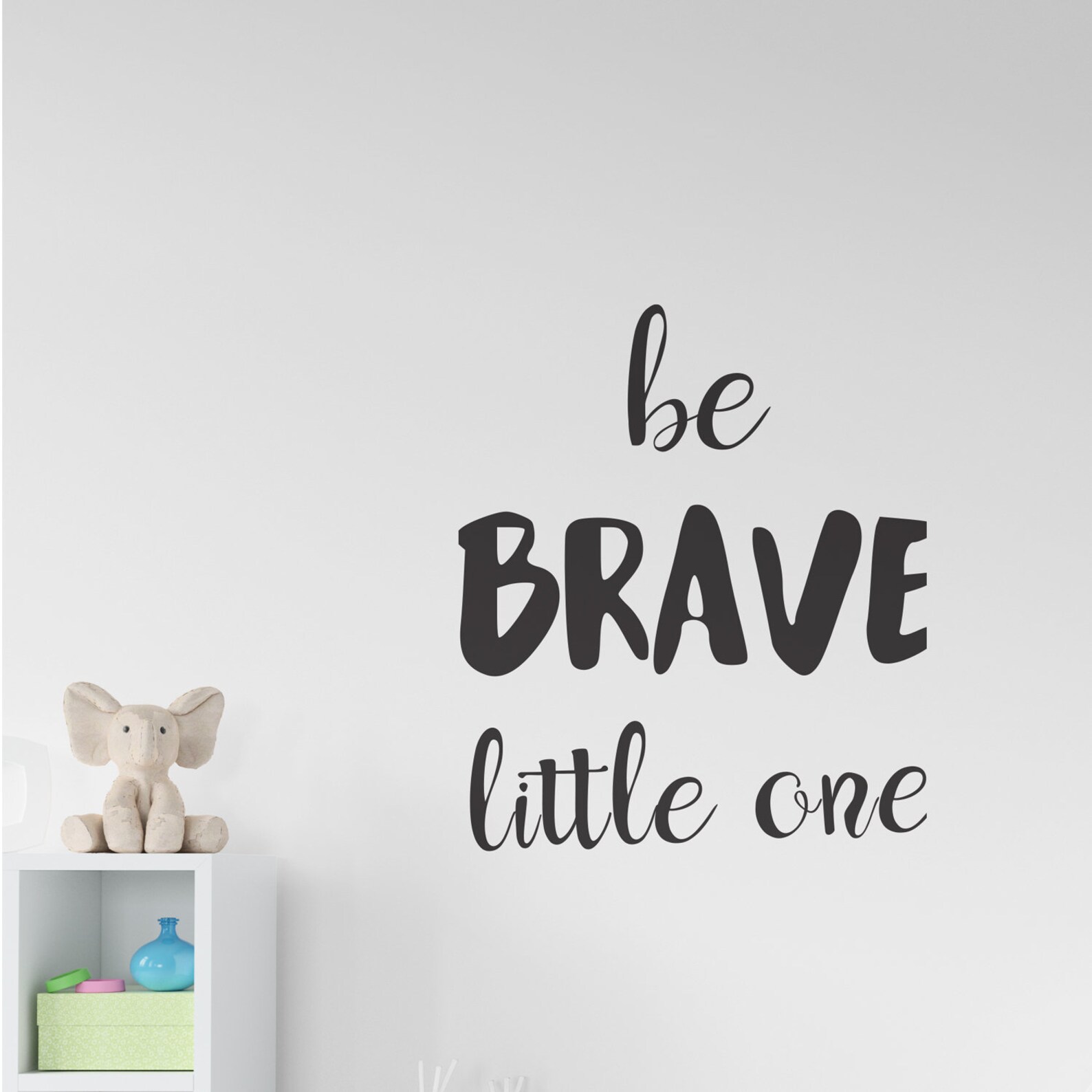 Sé valiente pequeño uno / amor inspiración objetivos familia | Etsy