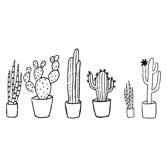 Https I Etsystatic Com 12034068 R Il B6e717 1217849667 Il 570xn 1217849667 Ow45 Jpg In 2021 Drawings Of Friends Art Journal Cactus