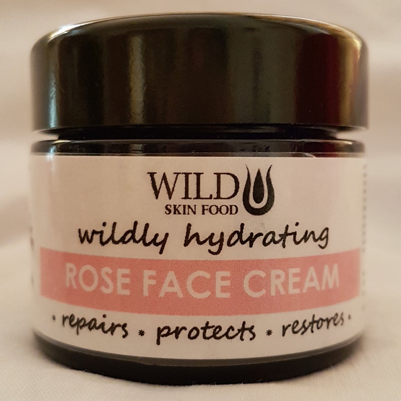 Rose Face Cream 50g Organic Repairing Restoring Anti Etsy UK