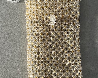 Beaded Card Holder.