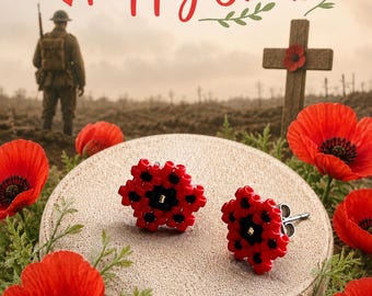 Poppy Stud Earrings.