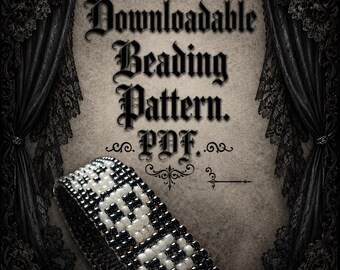 PDF Pattern: Skull Bracelet