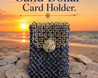 Sand Dollar Card Holder.