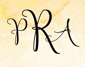 Calligraphic Font SVG files, Alphabet Monogram svg, Letters svg, pdf, instant download font files for cricut and other cutters, svg font