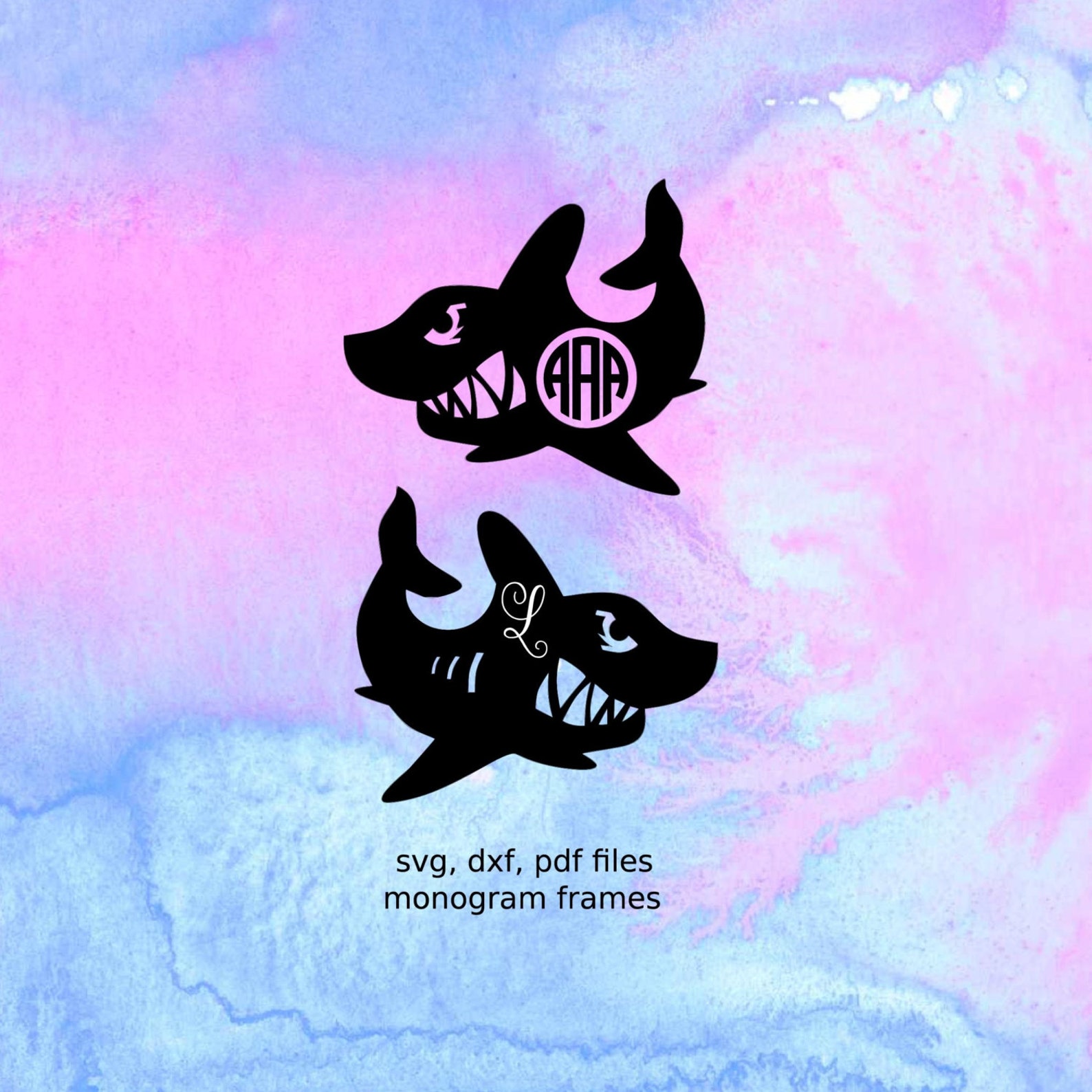 Free Free Shark Monogram Svg 21 SVG PNG EPS DXF File