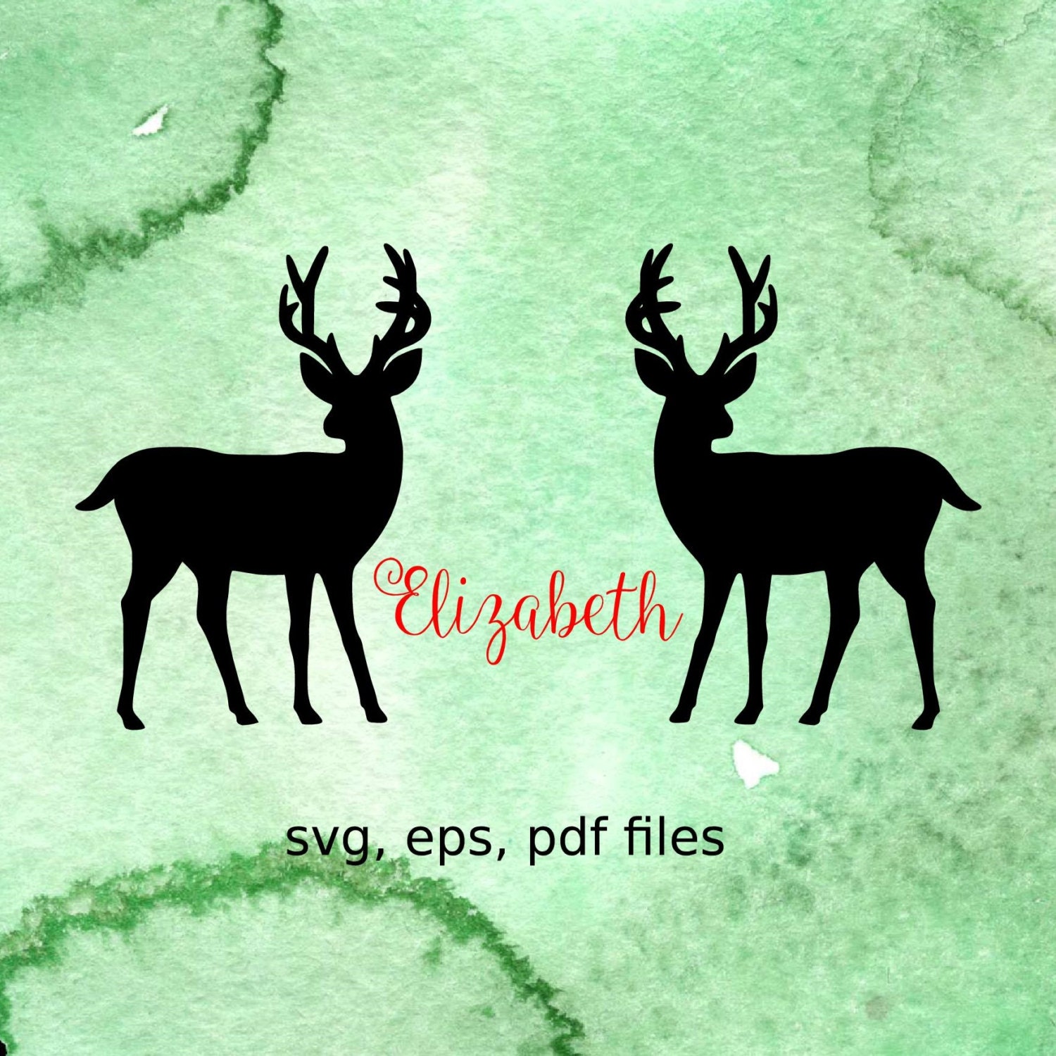 Download Christmas Reindeer monogram base SVG Deer svg cutting file ...
