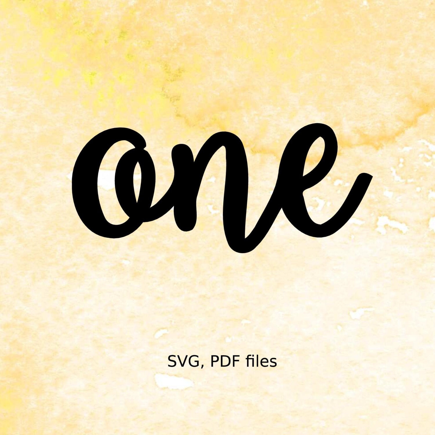 Download One svg file pdf files for cutting first birthday svg DIY | Etsy
