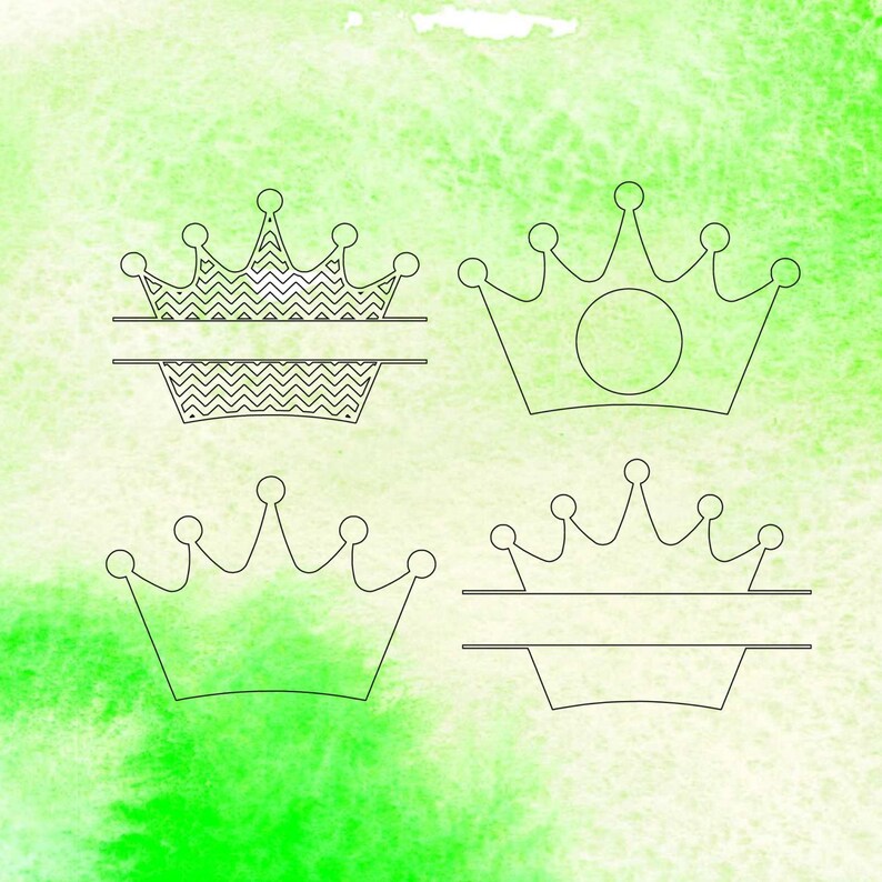 Free Free 280 Princess Crown Monogram Svg SVG PNG EPS DXF File