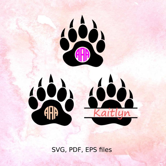 Free Free Bear Paw Svg File 215 SVG PNG EPS DXF File
