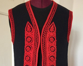 Vintage 1960s psychedelic hippie waistcoat