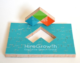 Customized Business Card Puzzle, Gifts for Your Boss, Corporate Gifts, Business Gifts, Teacher Gifts, Small Puzzle, Wood Puzzle