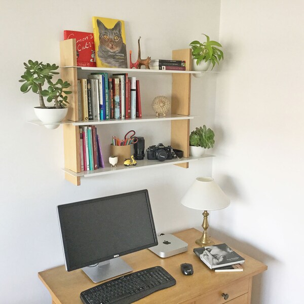 Hanging Bookshelf Etsy