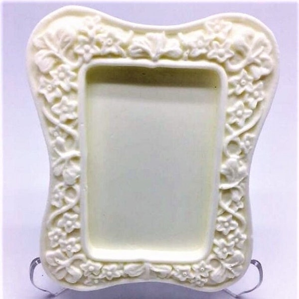 Silicone Mold for Photo Frame Mirror 9.5cm Flowers Liana for Polymer Clay Fimo Plaster WEPAM Resin Cement Polyester Clay K386 5E120