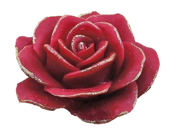 Large Rose Silicone Mold 14cm Flower 3D for Plaster Wax Cement Resin Clay Soap Candle Concrete Fimo Polymer Clay K943 17K700