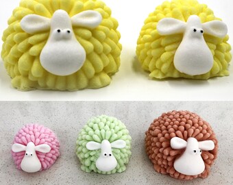 Silicone Mold Sheep 3D Animal for Candle Plaster Soap Wax Clay Resin Polyester Cement WEPAM K1163 32K200