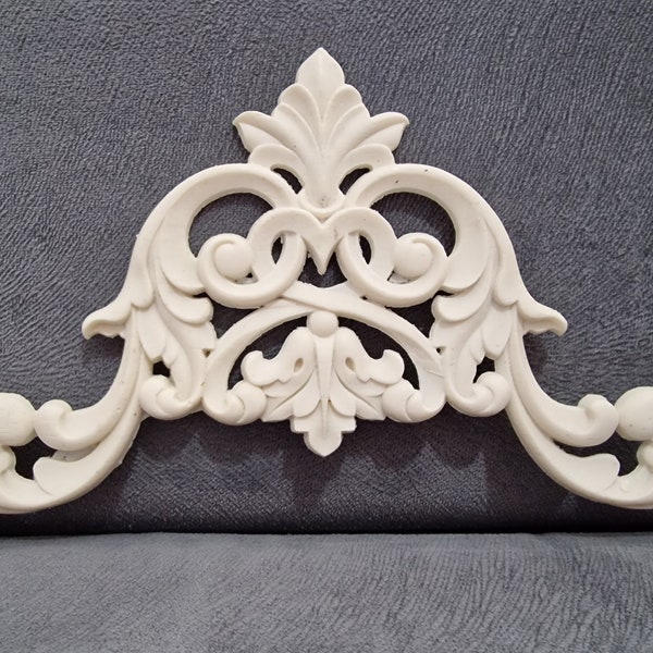 Silicone Mold Applique Lianas Leaves 25cm Baroque Decor for Chest Door Furniture for Plaster Polyester Resin Wax K1196 1F300 4E200HT