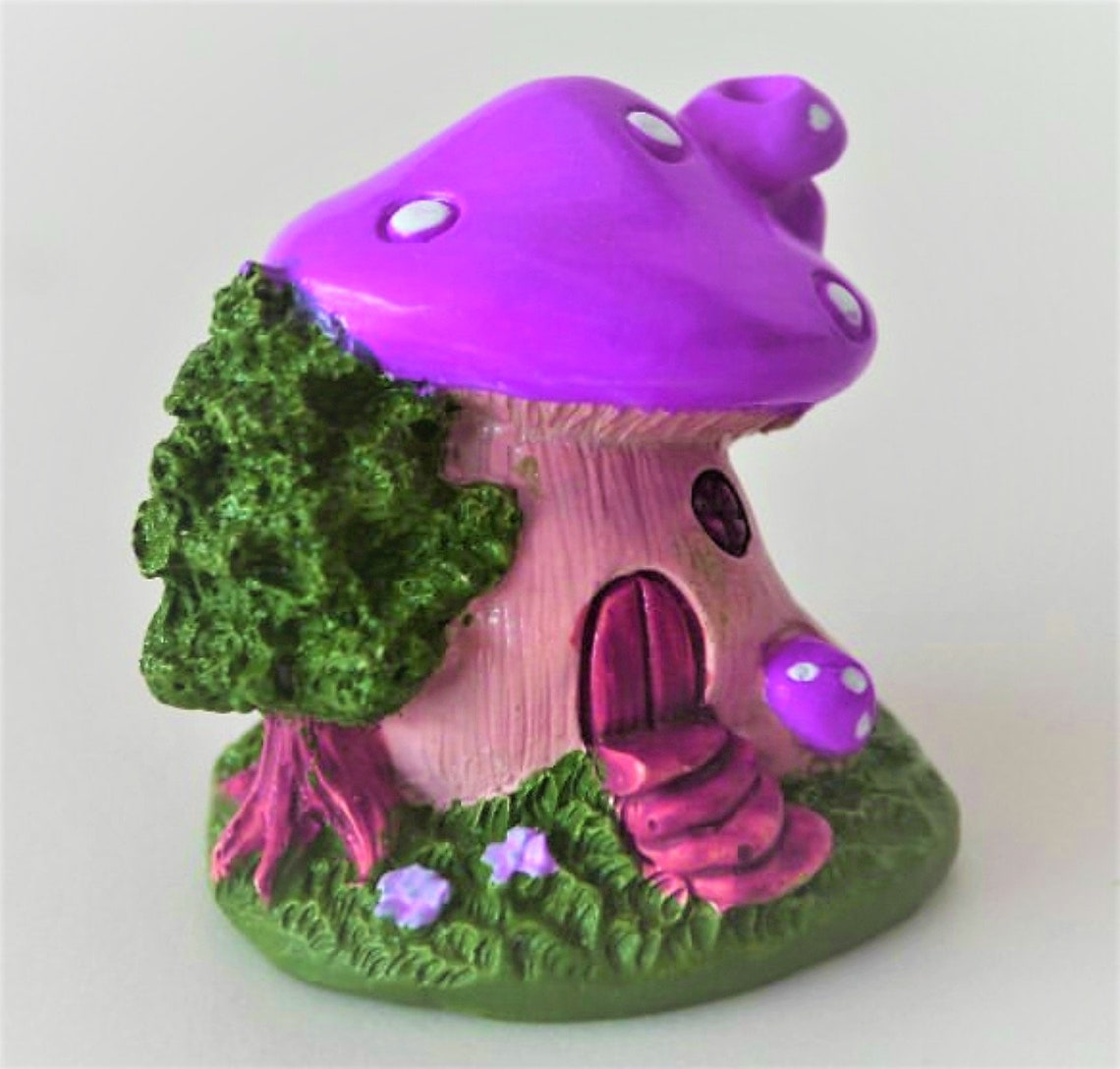 Silicone House Mushroom Mold 3D Fairy Flower 5.5cm for Fimo Etsy