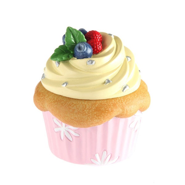 Silicone Mold Raspberry Blueberry Cake Box Cupcake 3D Candle Candle Holder for Fimo Plaster Soap Clay Resin K363 12K
