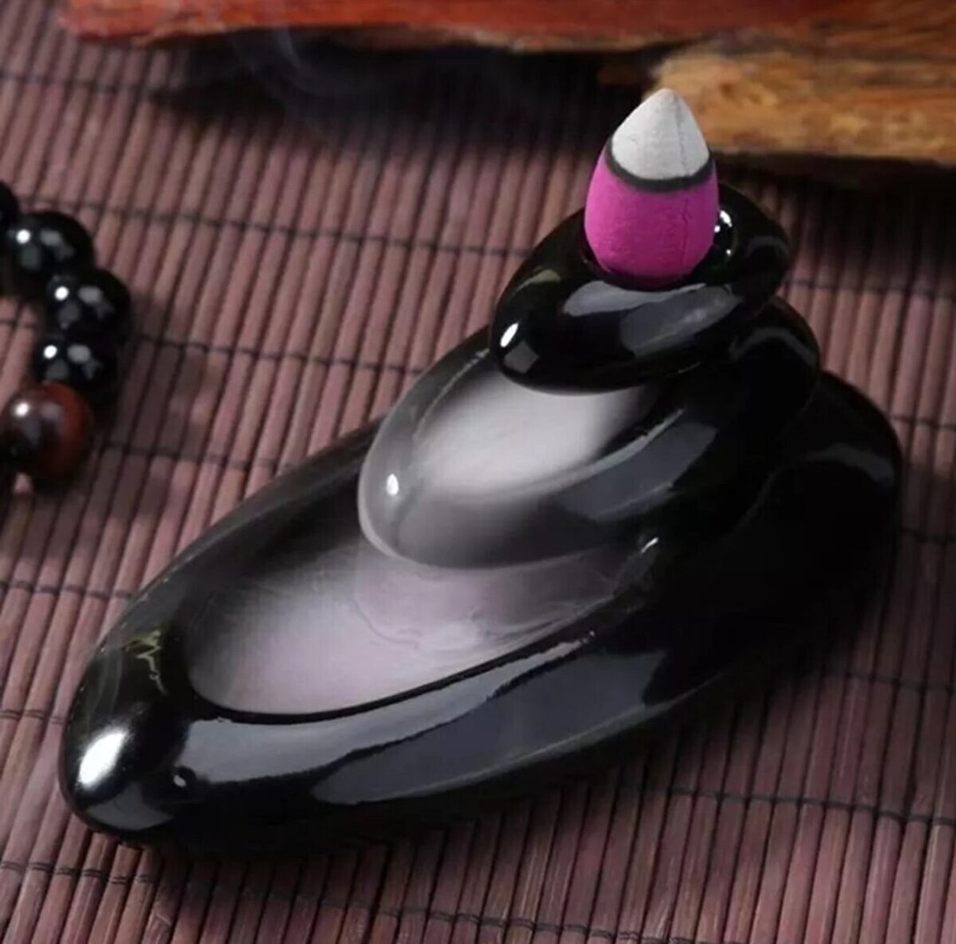 Silicone Mold Incense Burner Stones Pebbles Incense Holder Backflow