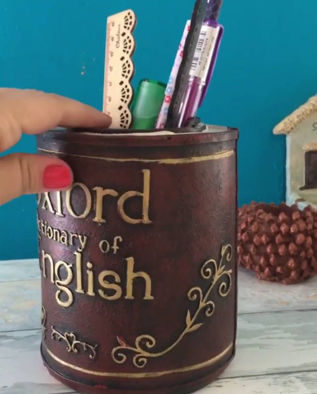 Moule Silicone Pot pour Crayon déco Oxford Dictionary Of Etsy