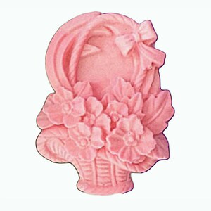 Moule Silicone Panier de Fleurs avec Noeud Ruban pour Pâte Polymère Fimo Plâtre WEPAM Cire savon Résine Argile Ciment K118 6F110 image 1